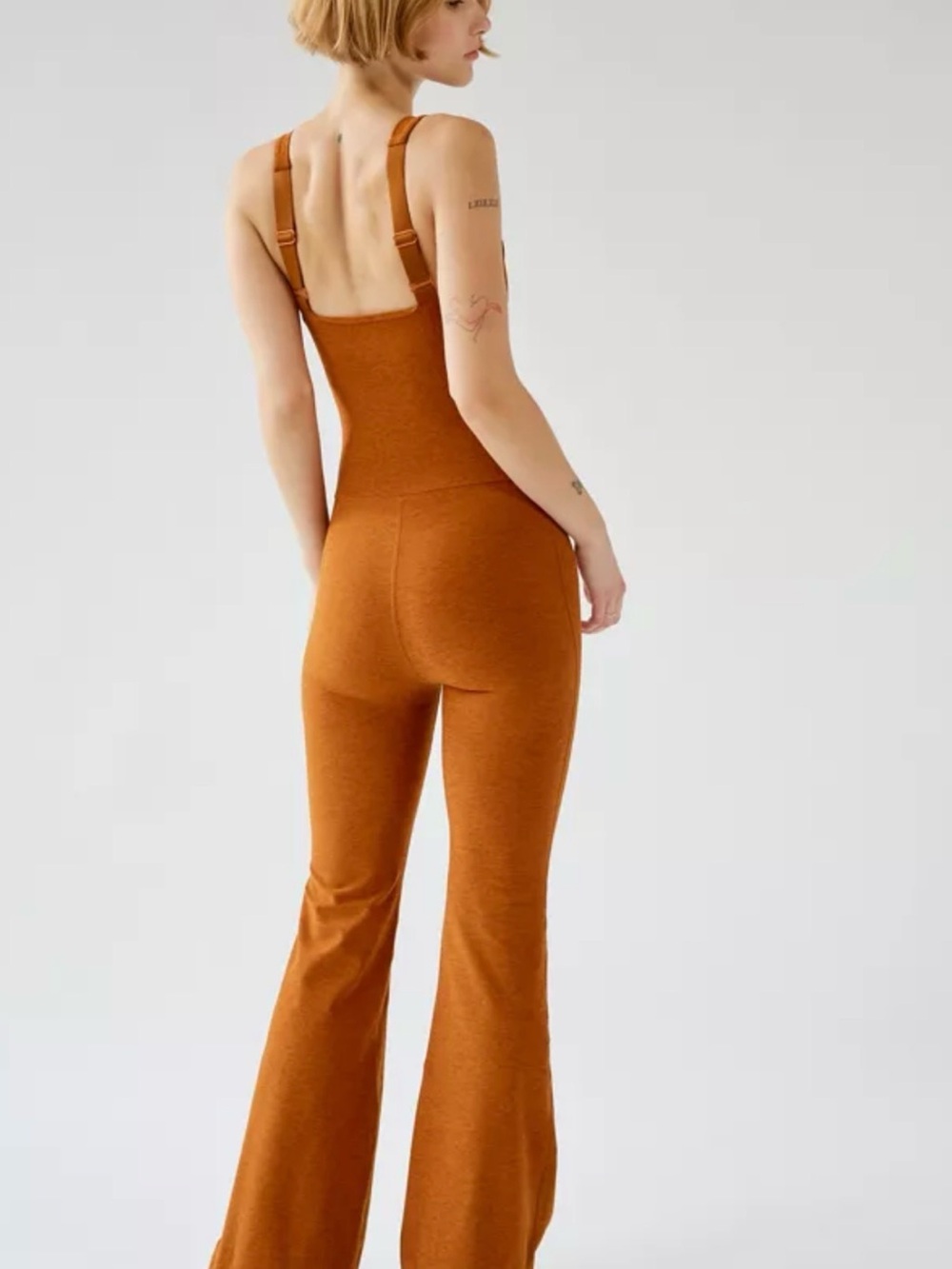 Beyond Yoga ‘Hit the Scene’ Jumpsuit in Rust
